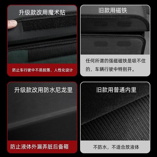 速发适用极星Pest 1P置s物 2后备箱收纳箱车载储物箱折叠et箱