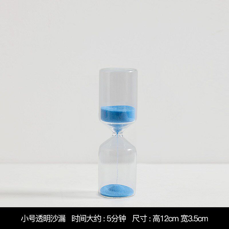 速发简约沙漏计时品0分钟60分侣桌面空间装饰器送情钟生日礼物