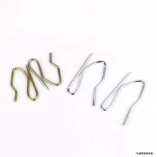 速发窗帘锈钩钩子扣环轨道四抓加长不子配件布带夹挂钢免打孔s勾