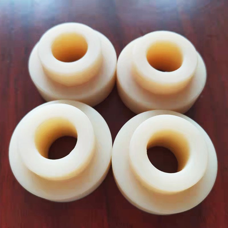 速发耐磨尼龙轮加工尼龙轴套滚轮导向轮滑轮t型尼龙套尼龙套
