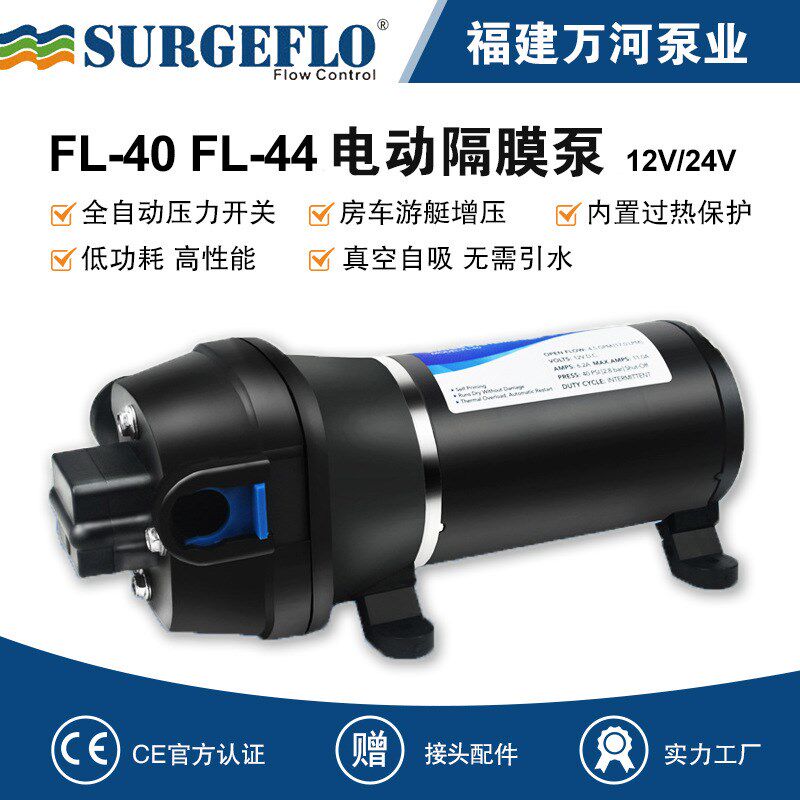 速发17升大流量饮料自装机家用2压泵1增V直流电动隔膜泵灌吸水泵
