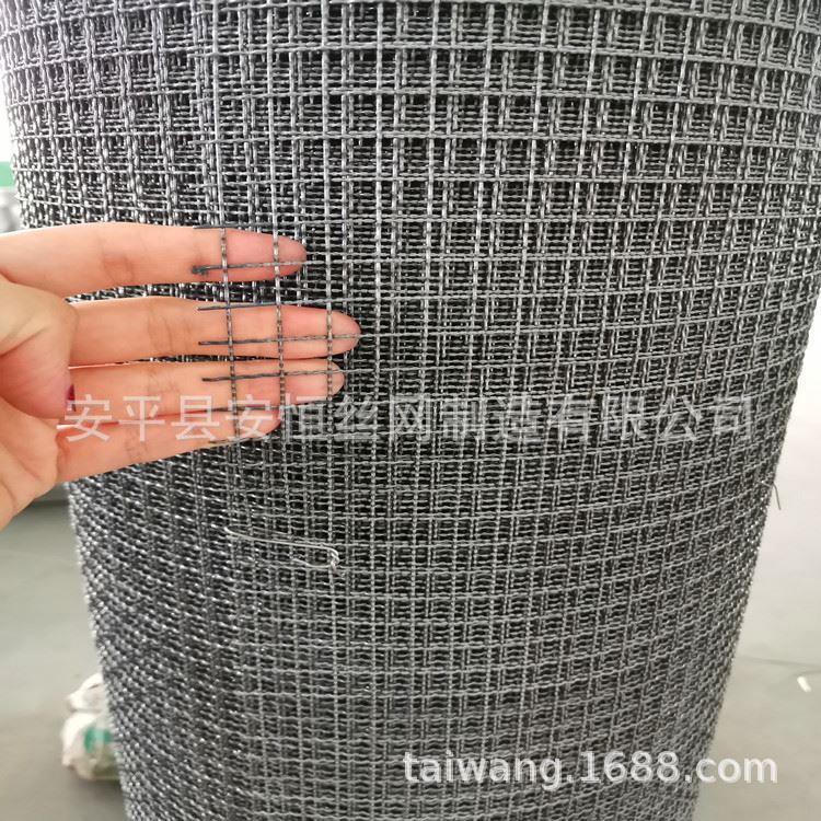 速发碳纤维用钛网丝径1mm孔径10mm 黑色钛丝轧花网 钛过滤网孔径m