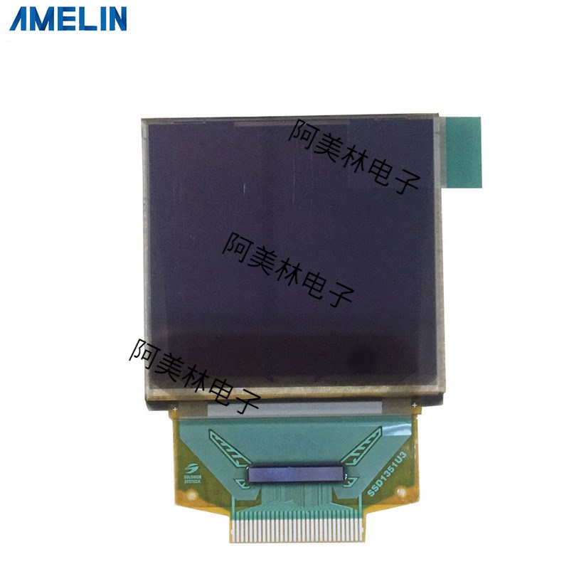 1.5寸OLED 显示屏 128*128 全彩 驱动SSGD1351 amoled显示模块 1.