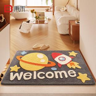 入户门地垫进门耐脏门垫家用门口可爱脚垫子门厅室内卡通入门地毯