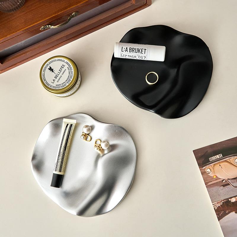 ins风波浪首饰托盘 创意展示盘高级感装饰摆件异形盘家居玄关收纳