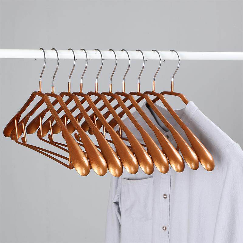 加粗防滑衣架无痕家用多功能衣撑大衣防肩角晾衣服挂钩宿舍金属