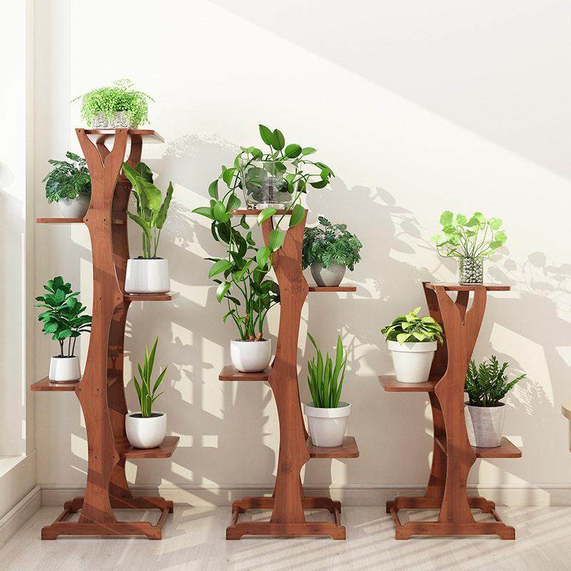 楠竹制花架新中式阳台客厅多层置物架多肉盆栽树形架子实木花架子,住宅家具,花架/花几,淘宝优惠券,粉丝福利购,淘宝优惠卷