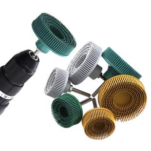 电钻圆盘刷 金刚砂橡胶磨料刷 去毛刺抛光打磨刷子2寸 3寸