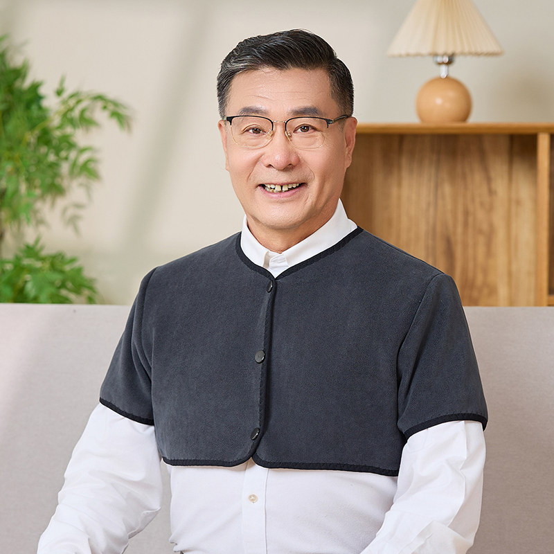 护肩男士专用中老年加绒肩周防寒炎颈椎防寒肩周保暖肩膀防冻坎肩