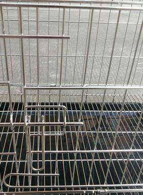 不钢折叠生狗笼子坚固不锈笼猫室内泰迪贵宾JYA狗锈笼中小型犬室