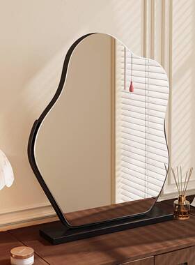 云朵化YD01-B妆镜台式桌面妆ins网法式中古美镜高红清可妆旋转梳