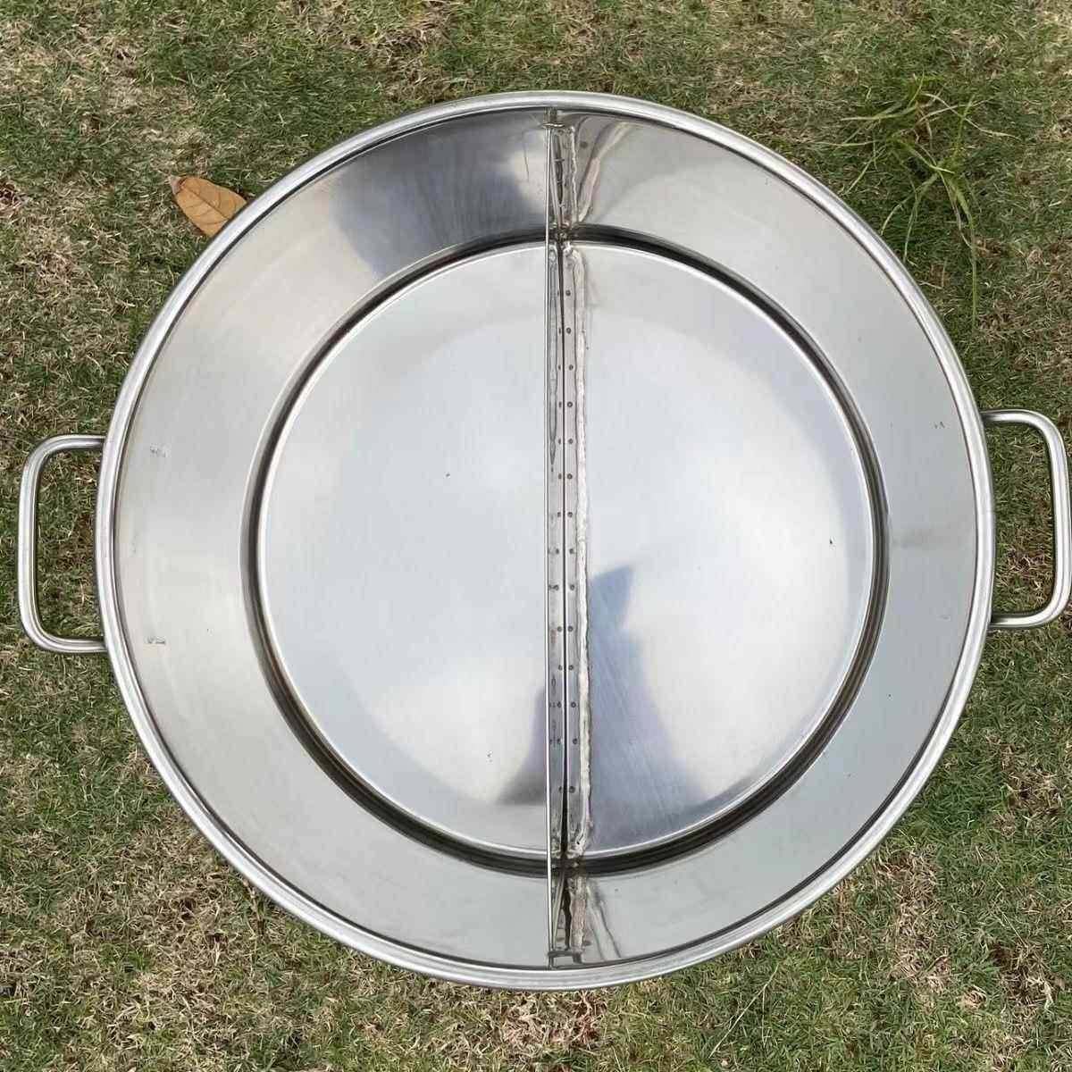 商用加厚不锈钢汤桶圆桶带盖隔大鸳分鸯锅特卤容量煮面桶桶麻辣烫