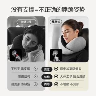 器西机班u型枕飞旅行开车午休睡觉神牙u形360护颈枕头002不歪脖可