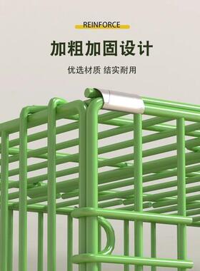 加粗狗笼宠子小型犬中型犬迪泰柯基法斗室内家用厕带所狗窝物VLZ