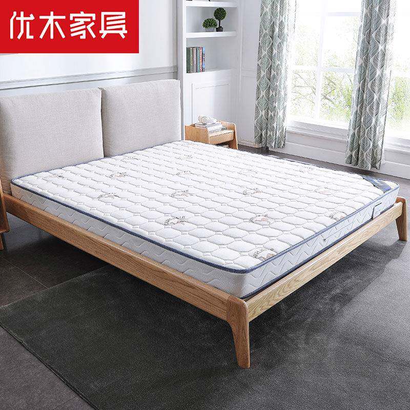 优木家俱椰棕床床垫18.舒5米1.米卧室双人席梦思床垫15床垫薄款cm