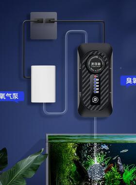 鱼缸臭氧水机族氧箱鱼池臭发生器杀菌腥除藻除黄绿UPG水臭定时调