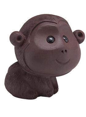 茶具 ITC宠猴子手工茶摆件养茶盘道茶创意小茶艺紫砂功夫配可件