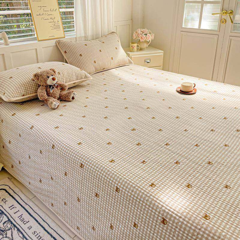 床盖025款季通用三件QHP套榻榻米单件a2类绗缝单人防滑新夹棉床四,床上用品,床盖,淘宝优惠券,粉丝福利购,淘宝优惠卷