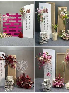 婚婚地花仿真花订宴生日WMA庆宴求婚宴酒店配套花艺场排景布置装