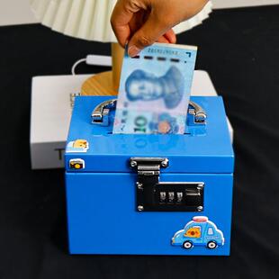 存钱罐大容量JVA手提密码锁钱筒存202可5年新生款男女孩儿童钱箱