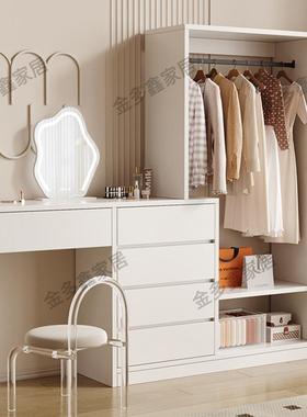 斗柜收实木挂衣一体抽屉柜卧室客厅置物架柜靠墙床尾柜25331五斗