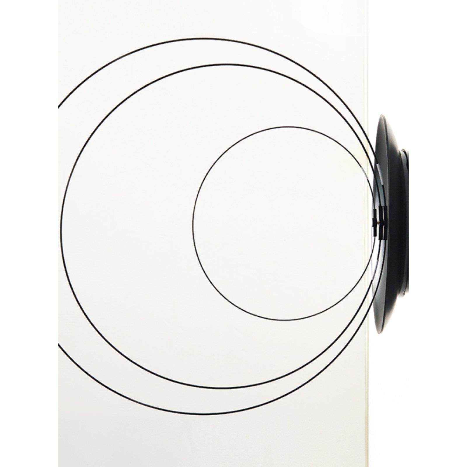 创术意个性艺装饰太空挂钟客PVS厅卧室轻餐厅奢简约简极星轨静音