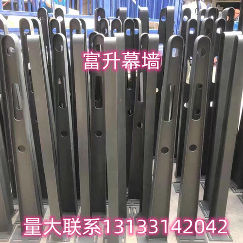 定制雨棚钢梁玻璃幕墙雨棚支架钢结构铁碳钢挑梁玻璃幕墙满焊牛腿