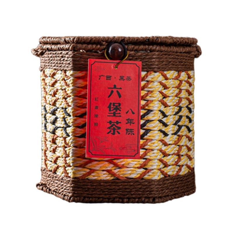 六堡茶广西梧州黑茶八年陈熟茶老茶厂家陈韵陈年
