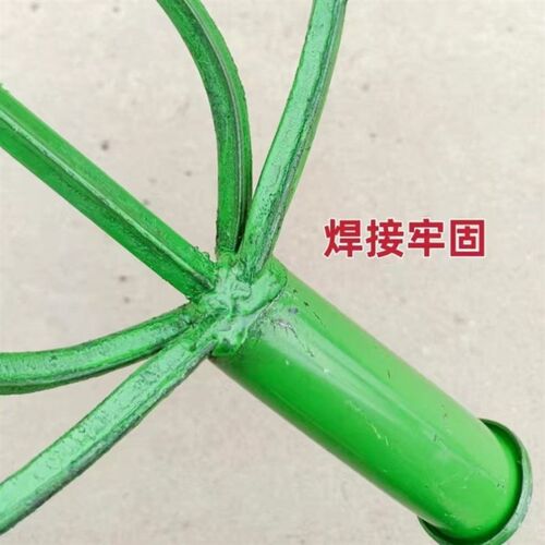 热销全钢实心草叉子四齿五齿粪叉加大号钢叉农用开荒叉Z子加粗铁