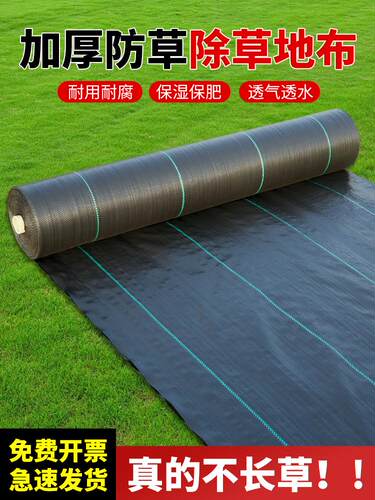 热销抗老化e防草布除草布农用加厚园艺地布果园果树遮草盖草布地