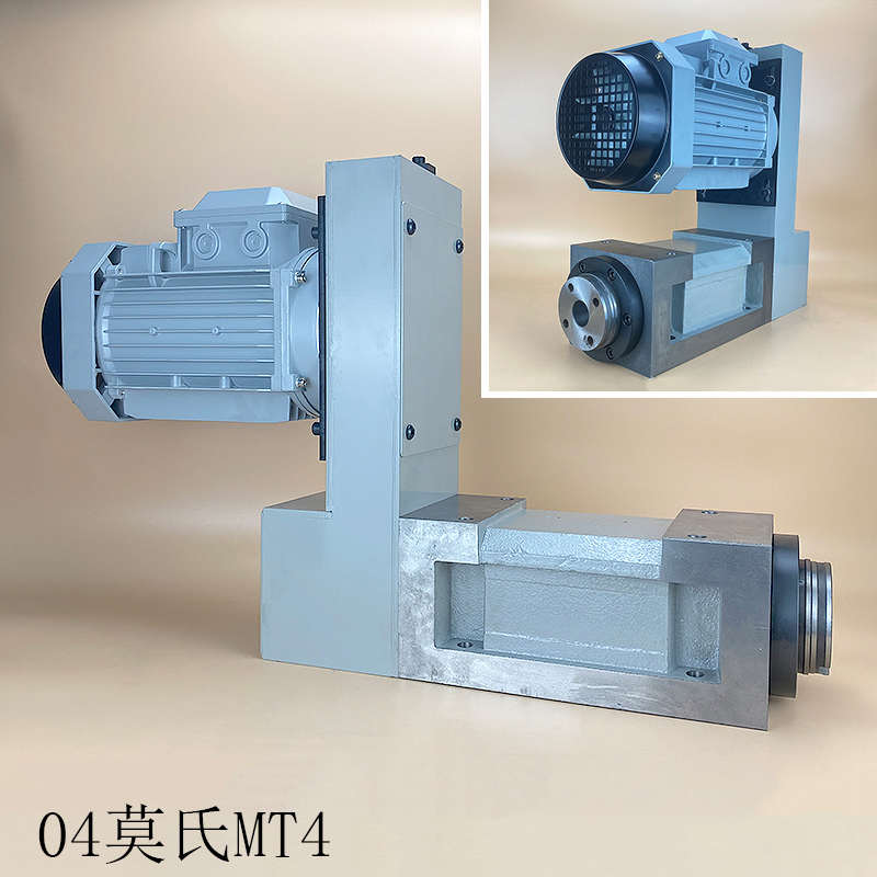 热销镗铣钻磨机床动力头4号型BT40 ER40 莫氏PMT4主轴头型电机组