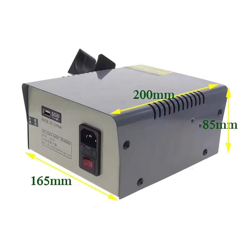 卡达2018D+大功率热风枪焊台二合一 恒温智能数显风枪电烙铁焊台