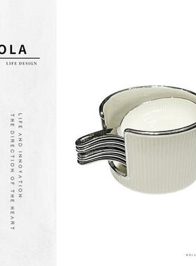 MOLA.Cliff.轻奢吐骨碟蘸料碟家用调味碟盘子碟子火锅调料碟|崖海