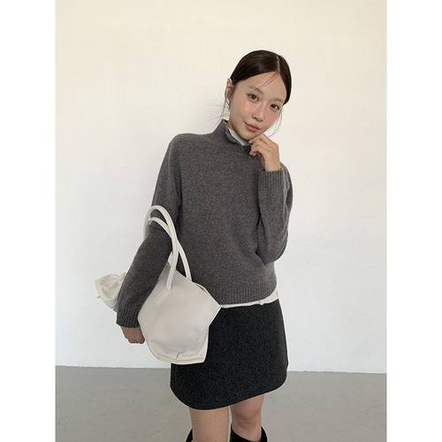 MMCDITION高领毛衣女秋冬新款感