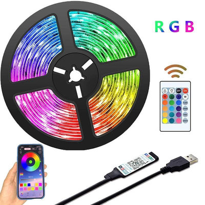 LED Strip Light Bluetooth USB Powered LED Lights Strips With