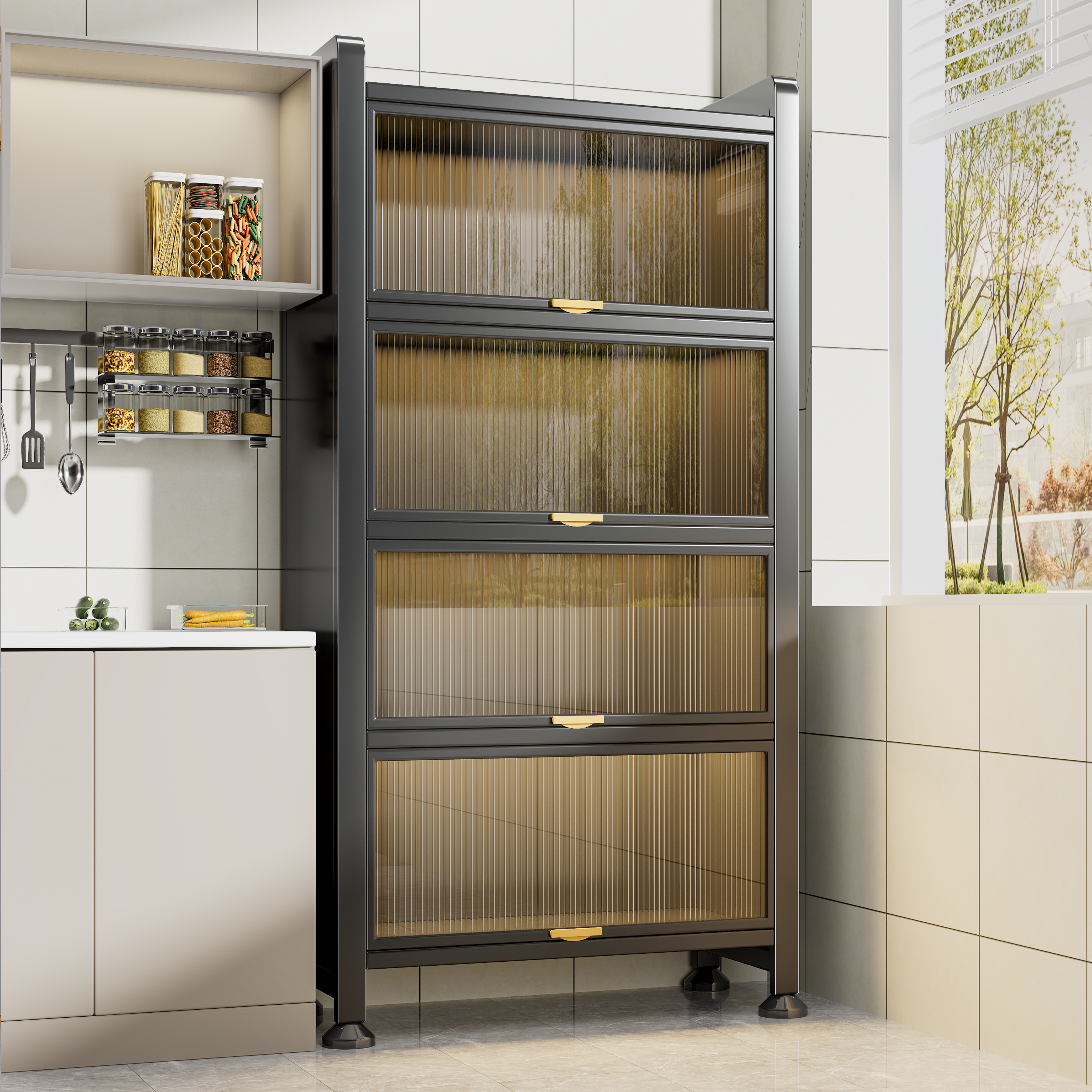 【厨房好物】加粗超厚厨房储物柜