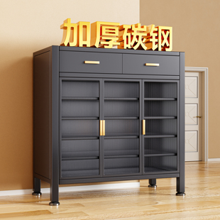 鞋柜家用门口一体带门新款爆款高端防尘鞋架大容量室内玄关置物架