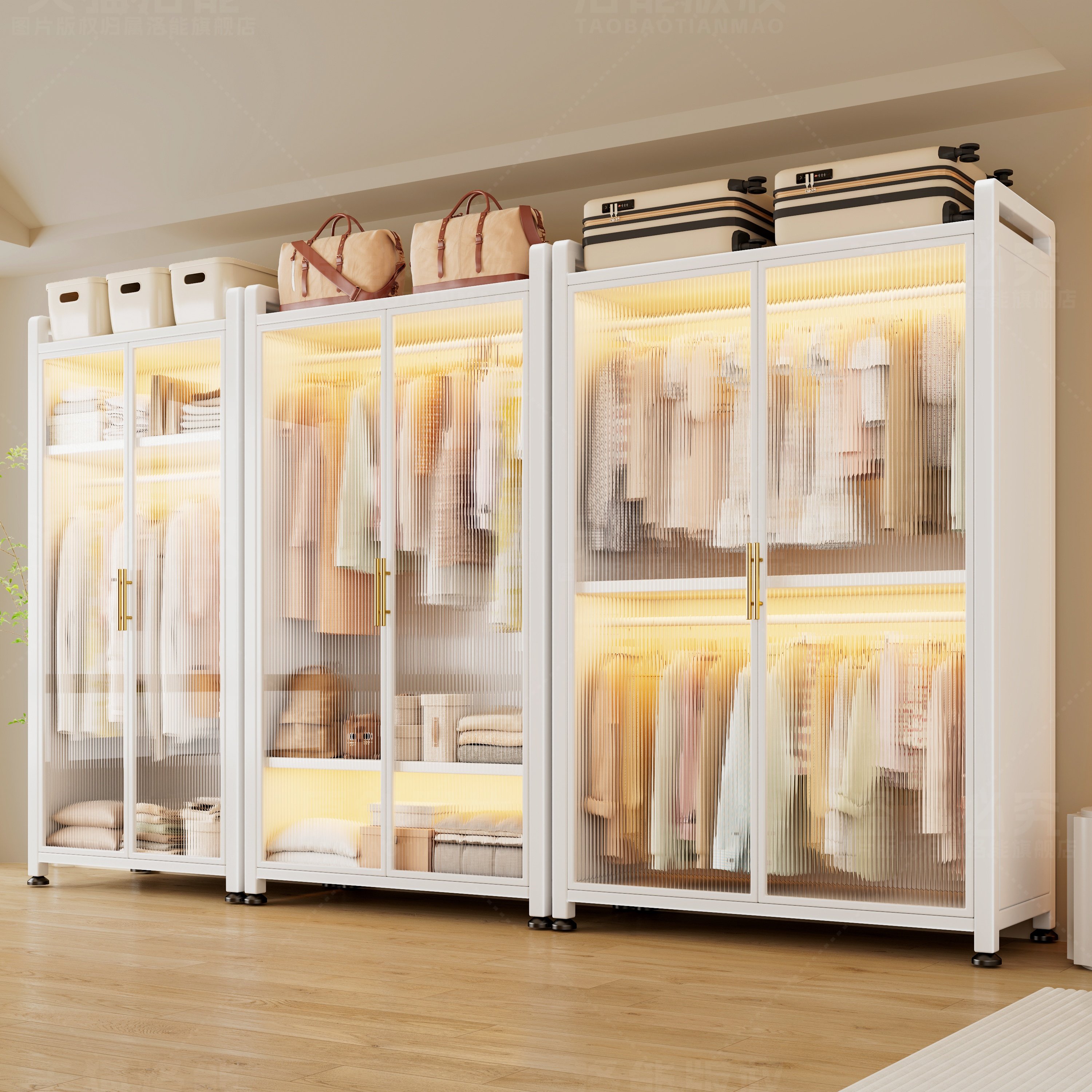 简易衣柜出租房挂衣架卧室储物柜家用组装金属防尘衣橱衣服收纳柜,收纳整理,衣物收纳柜/简易衣橱,淘宝优惠券,粉丝福利购,淘宝优惠卷