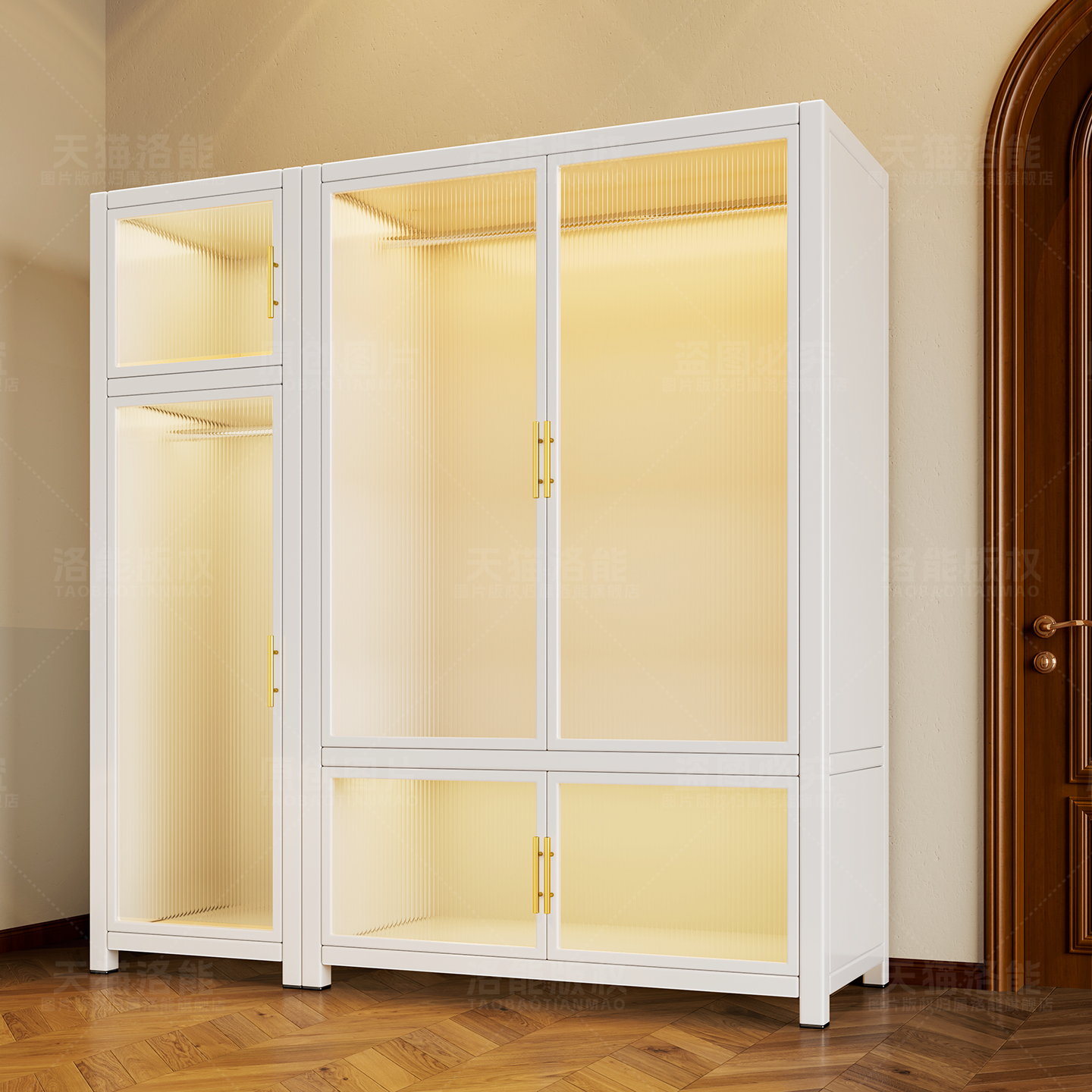 金属衣柜家用卧室出租房用简易组装2025新爆款货架儿童衣橱收纳柜,住宅家具,金属衣柜,淘宝优惠券,粉丝福利购,淘宝优惠卷