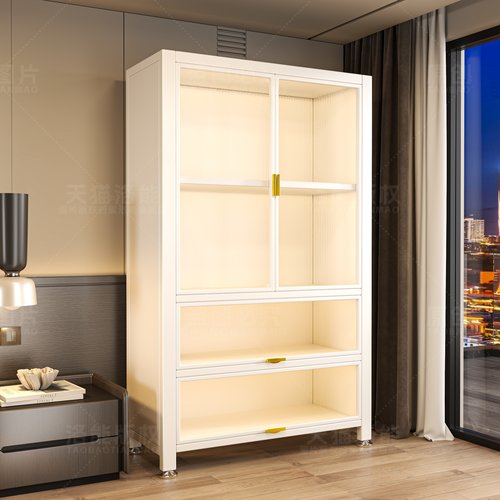 特厚巨稳！一体全钢！家用收纳柜