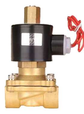 常开电磁阀水阀AC220v开关阀气阀铜阀DC24vDC12v4分6分1寸DN15