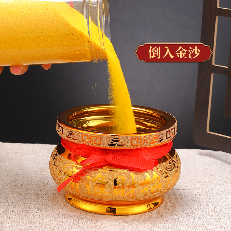 香炉家用供奉室内陶瓷财神供佛上香插香碗佛具用品大全小烧香灰炉