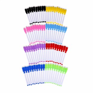 10Pcs Erasable Magnetic White Board Marker Pen Marker Liquid