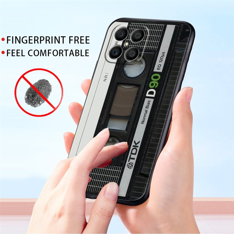 Retro Vintage Cassette Case ver for Honor X8 Play6t X9 X7 8X