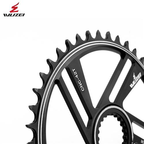 牙盘速盘片盘单齿曲柄公路正负自行车山地车联直装12m7100/8100超