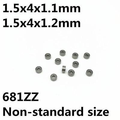 10Pcs 681XZZ Non-standard size 1.5x4x1.1 1.5x4x1.2 mm Deep g