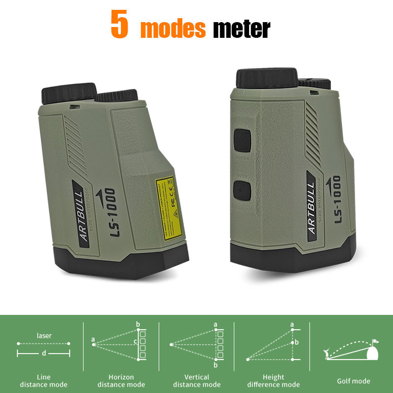 Laser Rangefinder Hunting Outdoor 1000M 650M Golf Range Find
