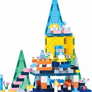 267 Piece Set 267 pcs Magnetic Tiles. Magnet Building Tiles