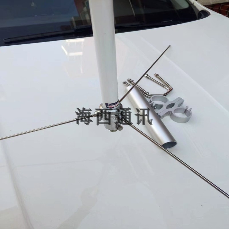 1.5米UV双段室外玻璃钢天线 高增益 车载电台 对讲机船用基地棒子