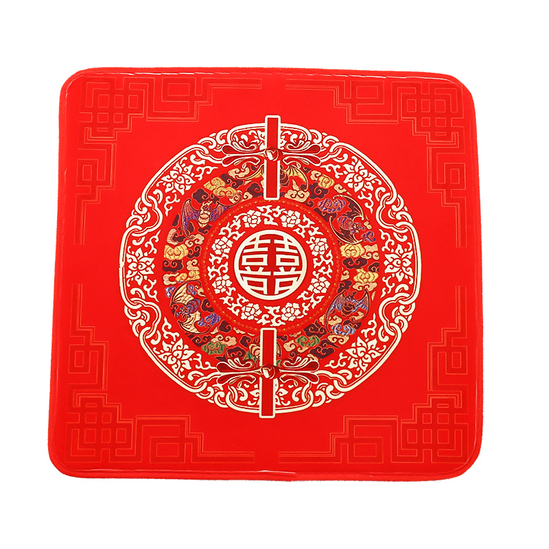 拜垫跪垫家用喜字结婚红色一对大全用品坐垫婚礼改口敬茶喜垫福垫